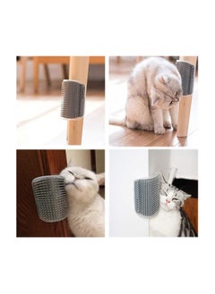 MIRFA Cat Self Grooming Brush - Face Scratcher And Massage Comb (Grey)  - Image 4
