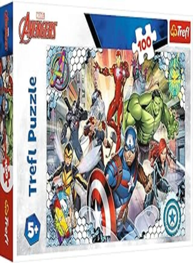 Trefl Puzzles - "100" - Famous Avengers/Disney Marvel The Avengers 16454