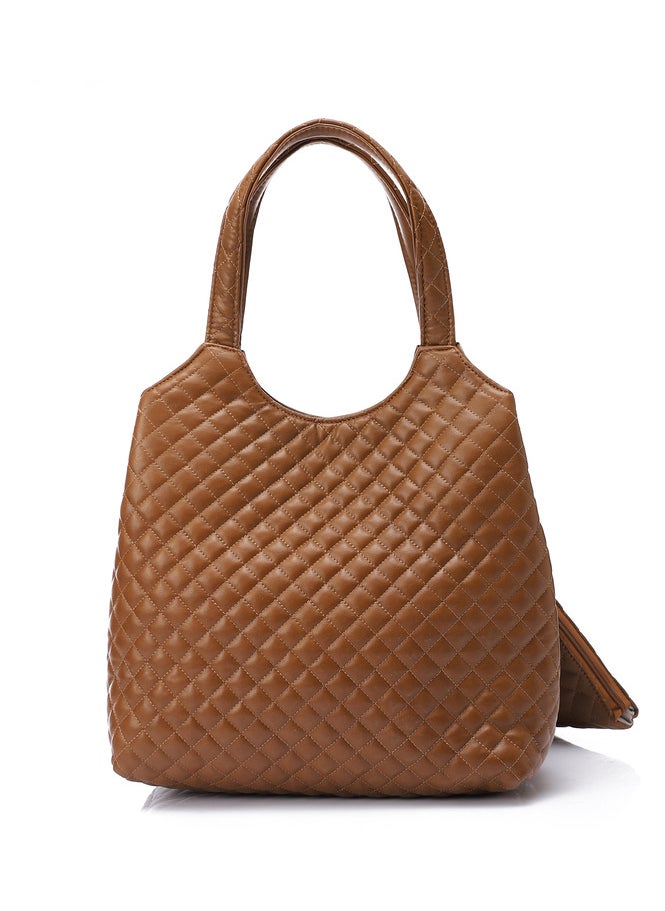 Mr.joe - Mr Joe Camel Quilted Tote Bag with Pouch -4124 - Image 1
