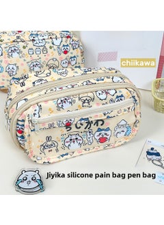 New Cartoon Cat Pencil Case with Viewing Window Giica wow pain bag pencil case