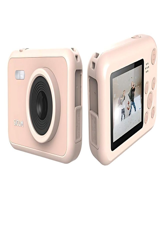 SJCAM FunCam 2" LCD Kids HD Digital Action Camera with in-Built Games for Children & Adult Kids (Pink) - Image 2
