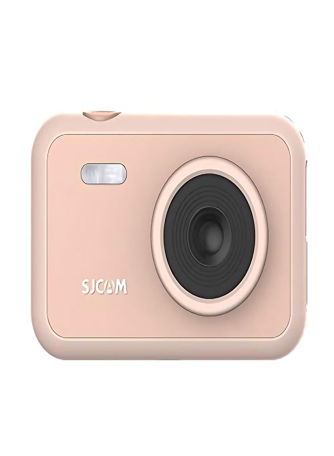 SJCAM FunCam 2" LCD Kids HD Digital Action Camera with in-Built Games for Children & Adult Kids (Pink) - Image 1