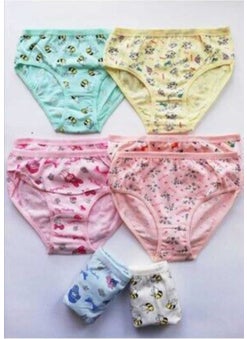 KOTA Girls Printed Bikini Slip Panties 12 Pieces - 3402  - Image 2