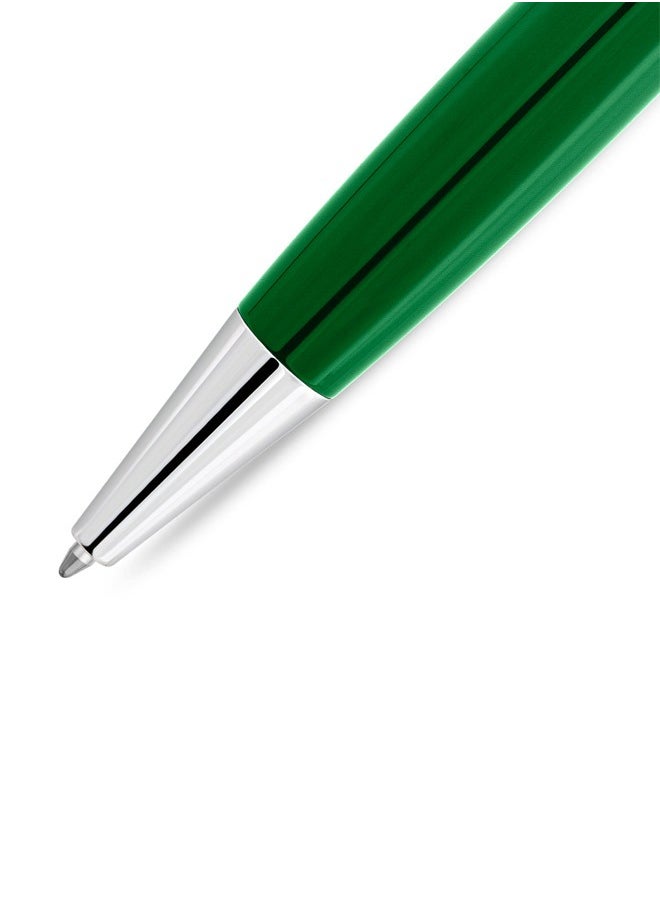 POLICE Badoni Dark Green Body Stainless Steel Pen with Blue Ink  - Image 3