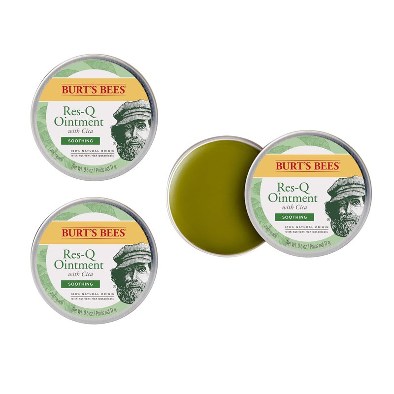 Burt's Bees 100% Natural Multipurpose Res-Q Ointment, 0.6 Oz - Pack of 3 (Package May Vary) - Image 4