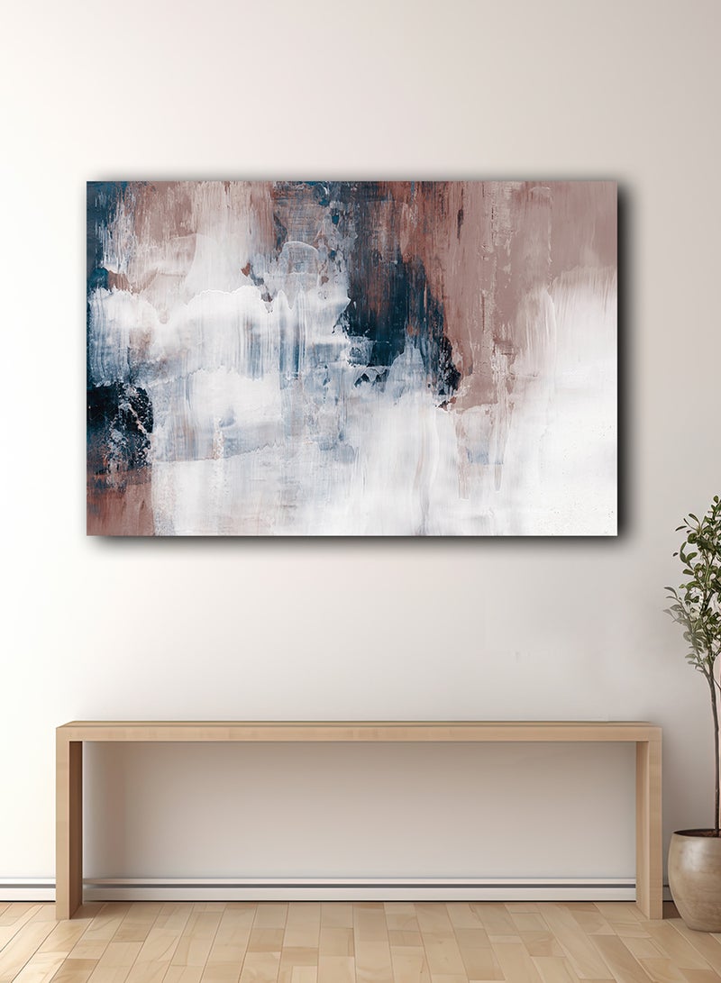 لوحة كانفاس على إطار خشبي بتصميم نمط فني - Image 2