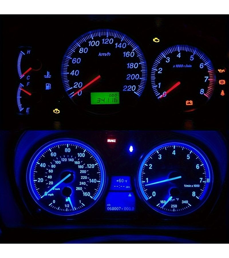 20x W5W 194 168 T10 4SMD 3528 LED Bulbs Blue Trunk Light for Chevrolet Ford - Image 4