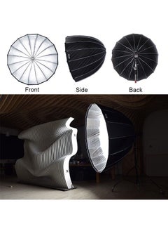 36 inches / 90 Centimeters Parabolic Softbox with Bowens Mount, Hexadecagon Deep Parabola Quick Folding Softbox for Photo Studio Lighting Flash Light