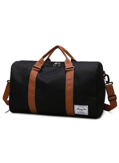 Herschel Zipper Closure Duffel Bag 48x30x24 Centimeter Blue/Brown  - Image 1