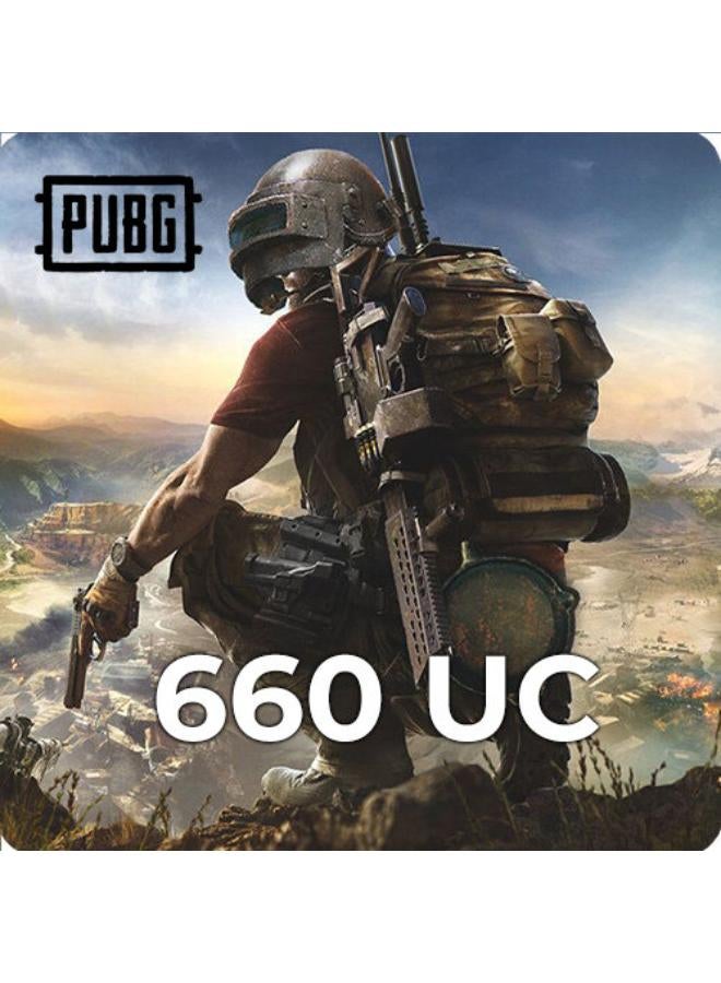 Global PUBG Mobile Digital Code Gift Card - 660 UC