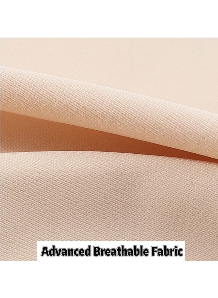 (4-pack) Women's seamless thong panties, gold side ring decoration, V-waist elastic breathable sexy underwear, mid-waist women's panties - Image 4