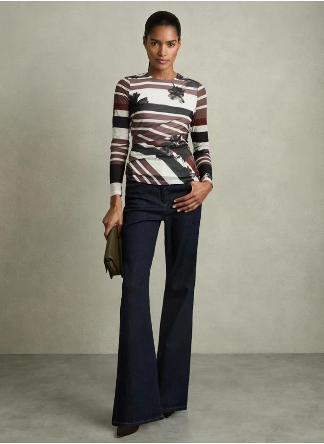REISS Printed Top