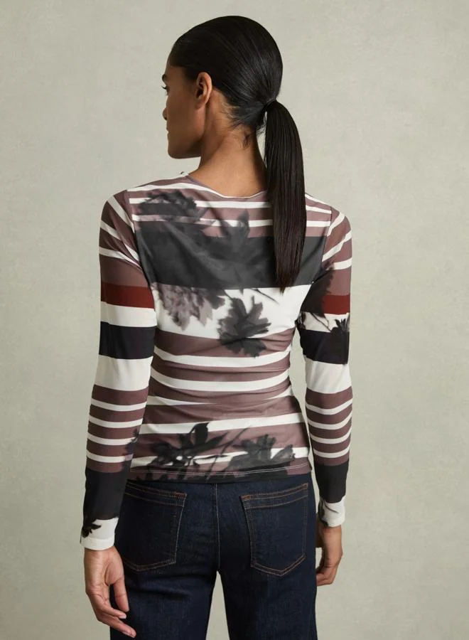 REISS Printed Top