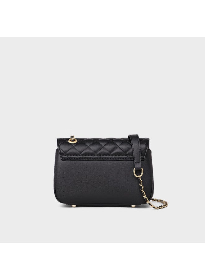 Viney Leather Handbag For Women, Diamond Pattern Chain Bag, Light Luxury Crossbody Shoulder Bag, Birthday Gift With High-end Feel For Girlfriend Or Wife - Image 2
