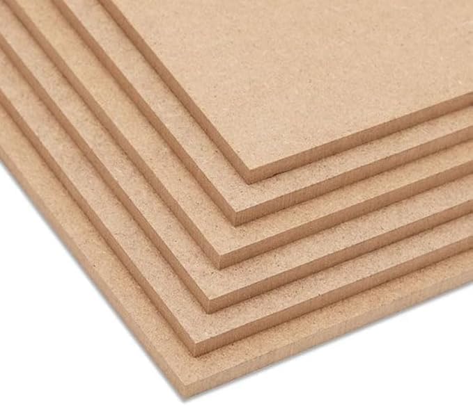 اي ار اس لوح MDF من ARS - 100 × 100 سم، سمك 8 مم، ألواح خشبية هندسية ناعمة للأعمال اليدوية، والطلاء، والقطع بالليزر، والنجارة - عبوة من قطعة واحدة - Image 5