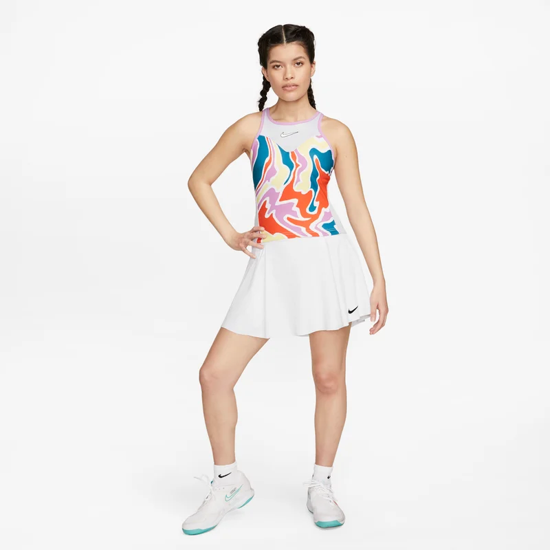 Nike White Women's Dri-FIT Advantage Tennis Skirt for Women | Best Price UAE