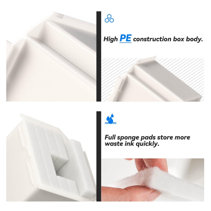 SUBLIMAKER Waste Ink Pad Replacement with Reset Software for Ecotank ET-2800 ET-4800 ET-2720 ET-2803 ET-2400 ET-4700 2800 4800 2720 2803 ET2800 ET4800 Printer, Maintenance Box with Reset Software (2 Packs) - Image 4