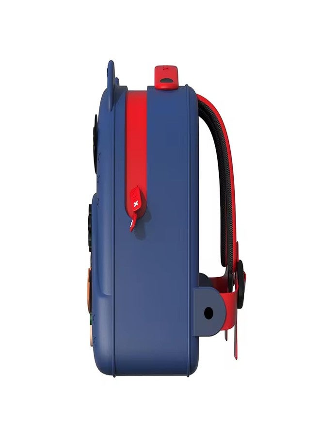 not available Eva School Bags for Fun Loving Kids School Bag, Eco-Friendly School Bags for Boys and Girls with a Tic Tac Moveable Trinkets Backpack (Blue) - Image 2