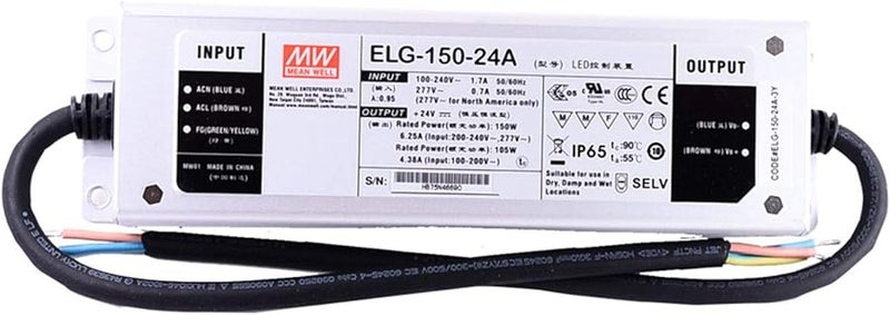 Meanwell ELG 150W 24V 6 25A LED Driver Constant Voltage And Current - Image 2