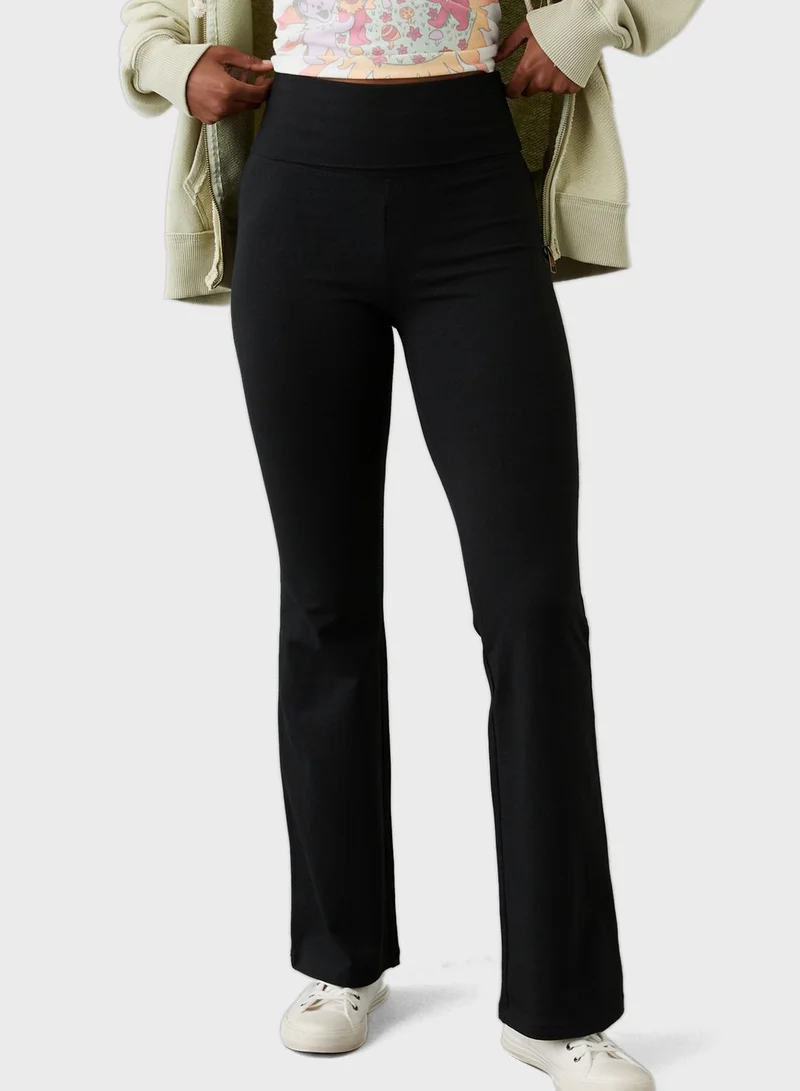 American Eagle High Waist Flared Leggings