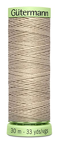 Gutermann Top Stitch Heavy Duty Thread 33 Yards-Sand - Image 5