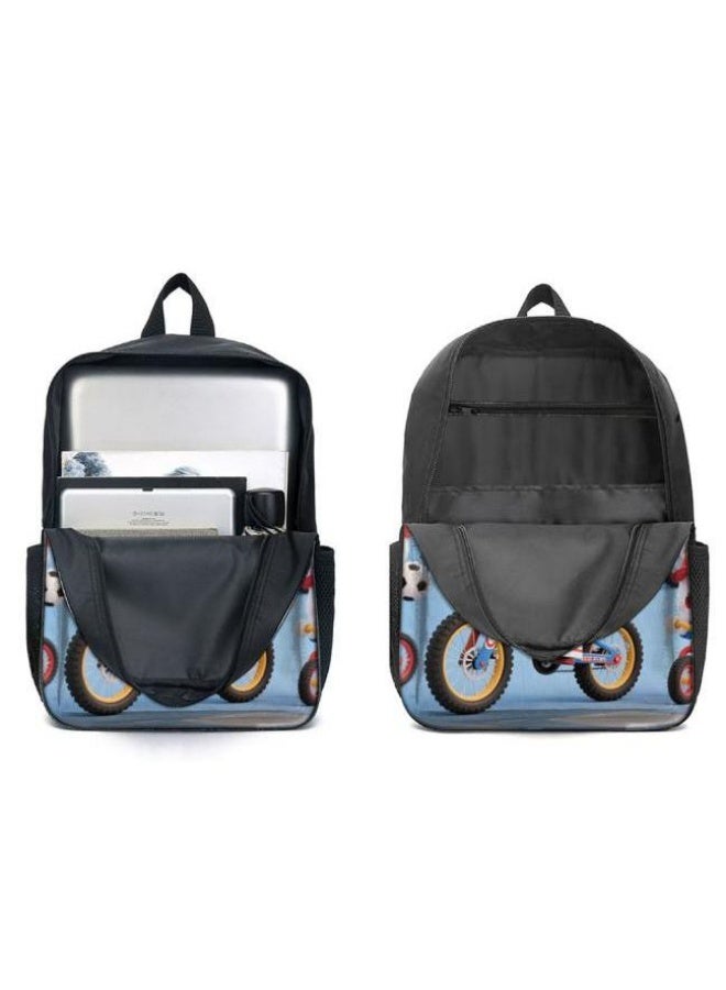 Bright Li Fire Unlock the new fashion of childish fun! Three-piece set of bags, cartoon elements for children and teenagers (students, children, friends' outings, mountain climbing, schooling, etc. can be used) - 6 - Image 4