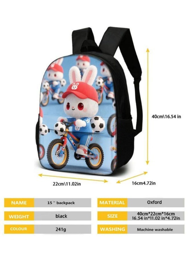 Bright Li Fire Unlock the new fashion of childish fun! Three-piece set of bags, cartoon elements for children and teenagers (students, children, friends' outings, mountain climbing, schooling, etc. can be used) - 6 - Image 5