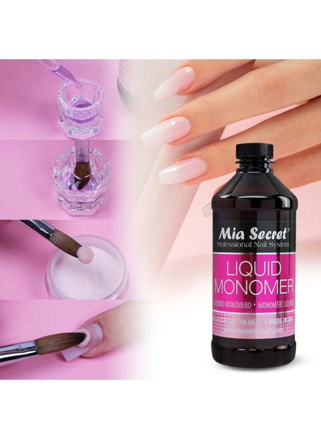 MIA SECRET 32 oz Mia Secret Liquid Monomer - Professional Acrylic Nail Liquid for Acrylic Powder - EMA monomer acrylic nail liquid  - Image 5