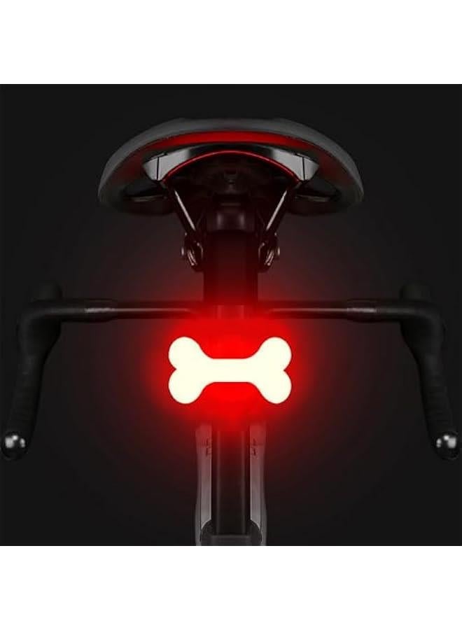 Arabest Rechargeable Bike Tail Light LED Bicycle Rear Light Cycling Night Essential Bright Seat Back Safety Lamp 5 Modes Warning Waterproof Flash MTB Light for Men Women Kids - Image 1