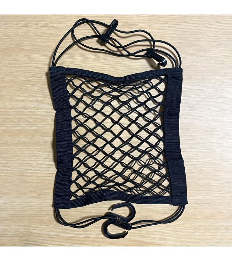 Motorcycle Luggage Net Elastic Cargo Helmet Mesh Black 30x25 - Image 4