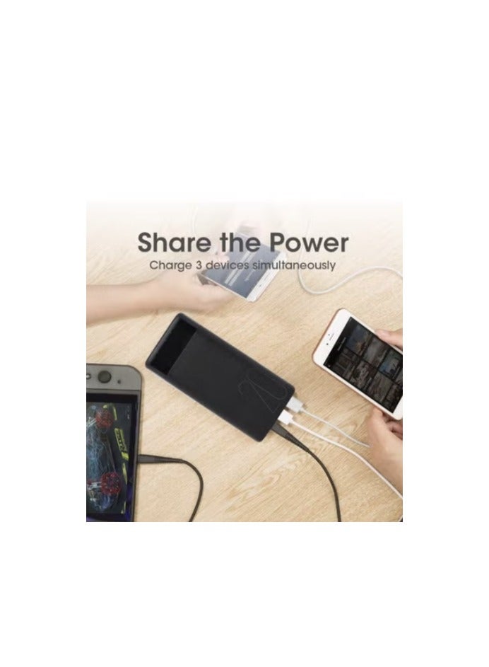 20000mAh Portable Power Bank with Dual USB Ports - Image 3