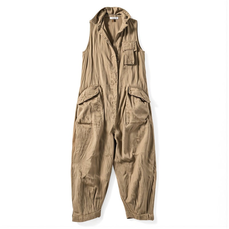 Womens Sleeveless Jumpsuit Outdoor Travel Loungewear Loose Comfortable Lightweight Breathable Summer Romper - Image 2
