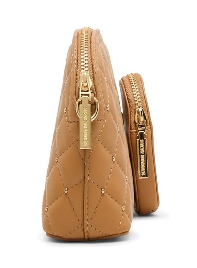 STEVE MADDEN ستيف مادن BMAGGS حقيبة كروس بودي صغيرة مبطنة، سادل - Image 5