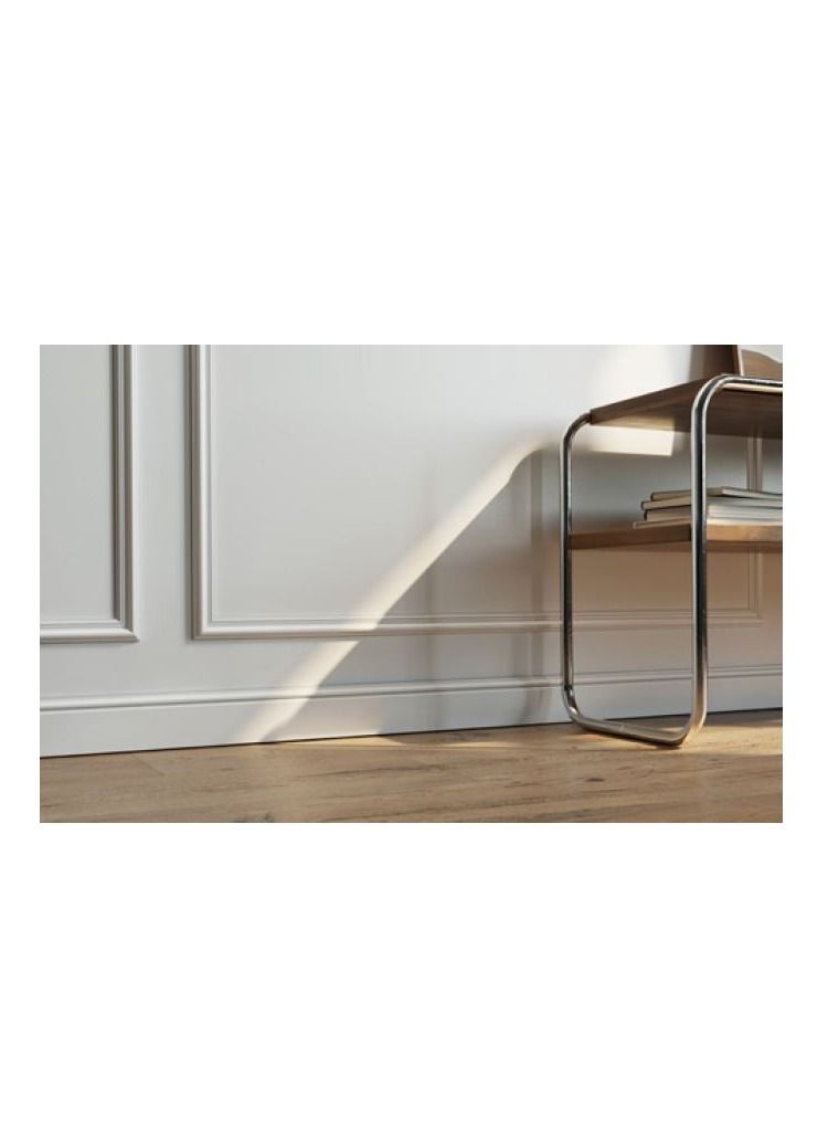عالم نسيل نعلات من مادة البوليسترين PS Skirting Board - مقاس 10*1.5*240 سم -  5 حبات/أعواد - Image 3
