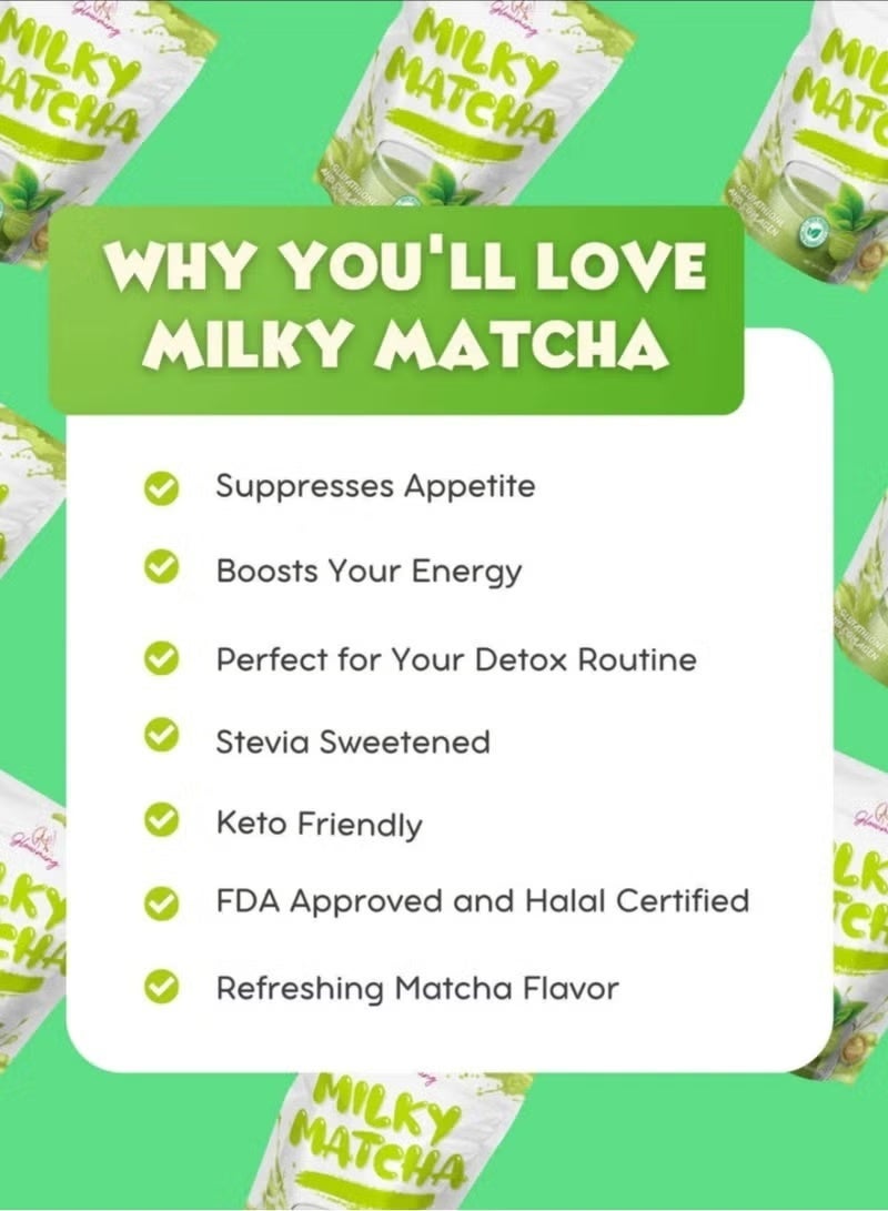 Cc Matcha Milk Flaming Drink (Appetite Suppressant) 10 Sachets x 21g/210g - Image 2