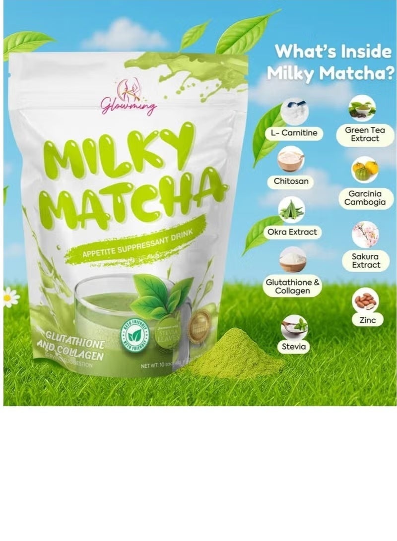 Cc Matcha Milk Flaming Drink (Appetite Suppressant) 10 Sachets x 21g/210g - Image 5