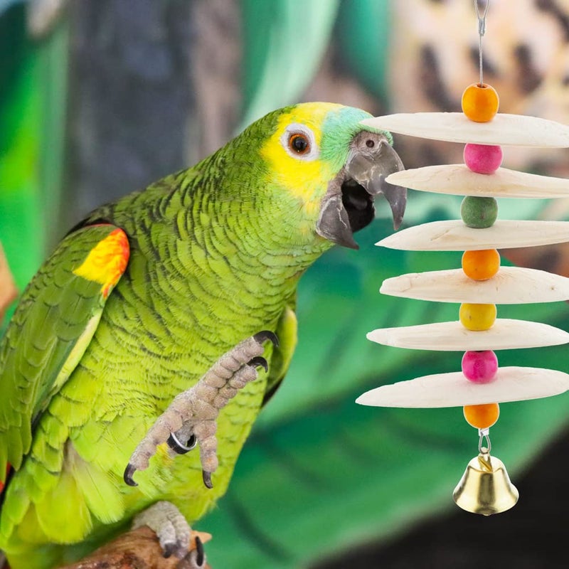 DQITJ Bird Cuttlebone Chew Toy, Natural Bird Calcium Cuddle Bone for Parrot Cockatiel Budgie Conure Sharp Beaks (6 Pcs in a Bunch) - Image 2