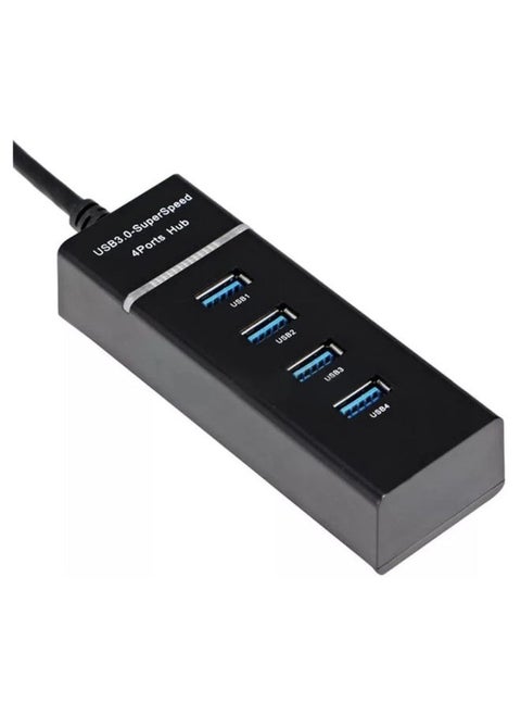 USB 4 Ports HUB with LED High Speed 5Gbps Hub Portable Extension.