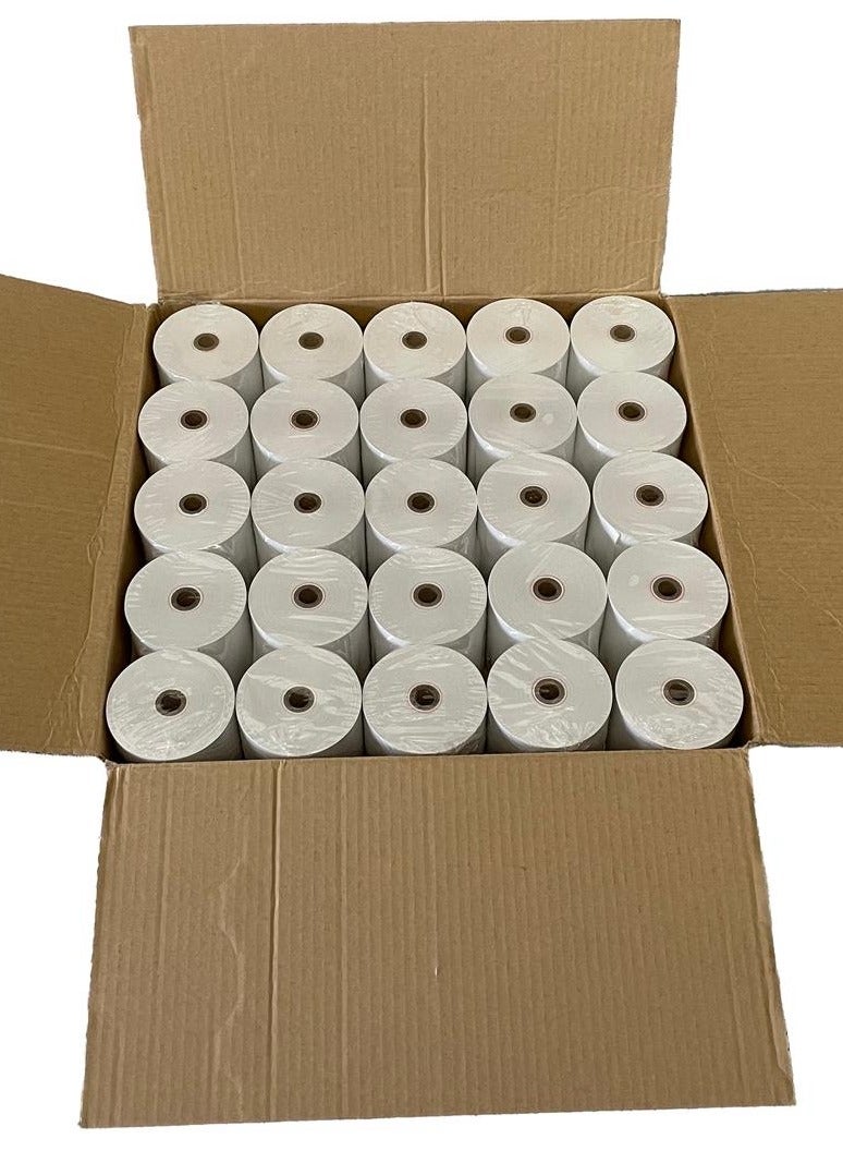 general Thermal Paper Receipt Roll (80 x 80 mm)  for EPOS Printer, POS Terminal, Cash Register (50 Rolls Pack) - Image 1