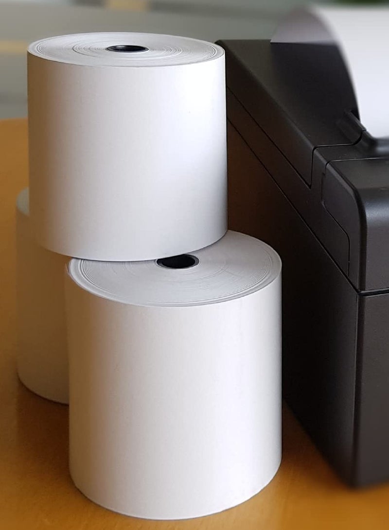 general Thermal Paper Receipt Roll (80 x 80 mm)  for EPOS Printer, POS Terminal, Cash Register (50 Rolls Pack) - Image 3