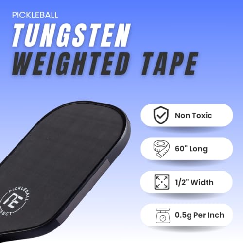 Pickleball Effect Tungsten Weighted Tape - 1/2 Gram Per Inch - Image 2