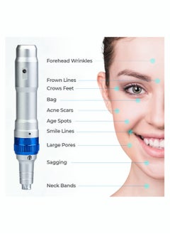 Dr pen Dr. Pen A6 Cordless Electric Beauty Pen - Face and Body Skin Care Set - 12 Needles x2 (0.25mm) + 36 Needles x5 (0.25mm) Cartridges  - Image 2
