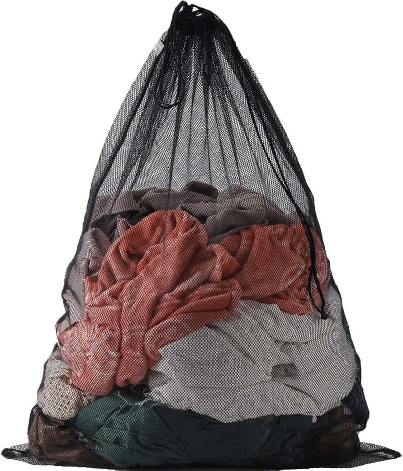 Kimmama Heavy Duty Coarse Mesh Drawsting Laundry Bag, 24'' x 36'' Super Sturdy Draw String Bag,Jumbo Net Cord Bag for Factories,College,Dorm,Travel,Outdoor,Storage - Image 1