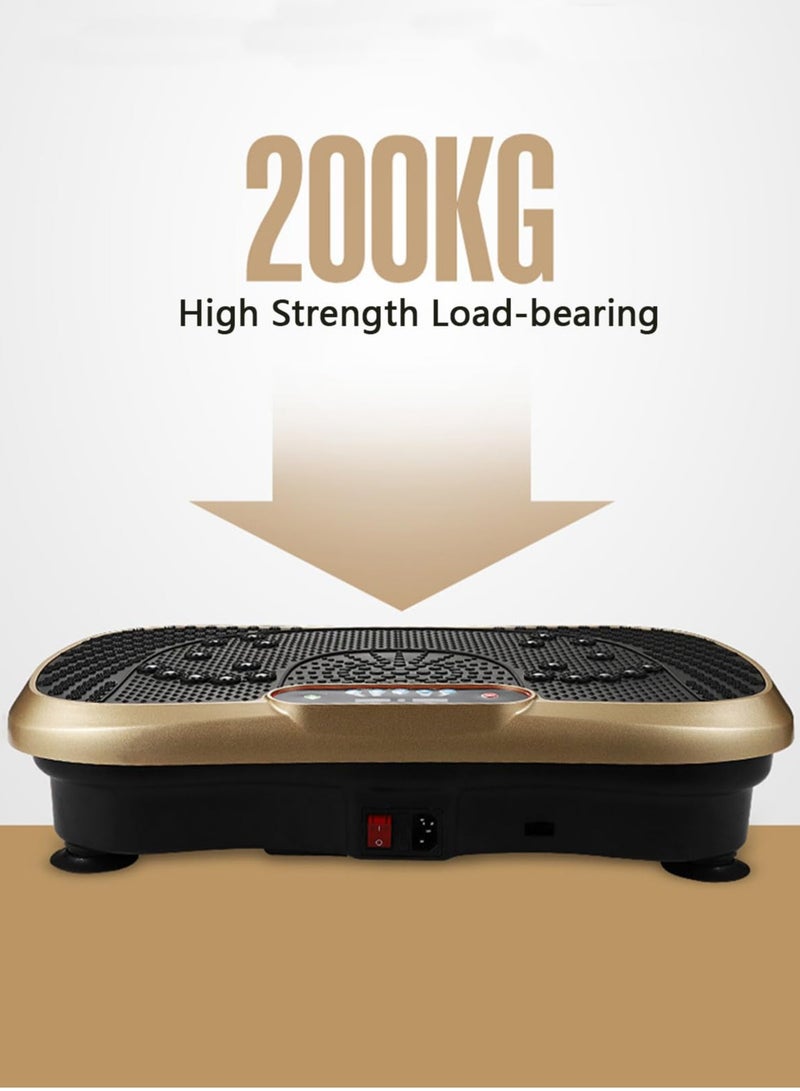 Bukela Vibration Plate Exercise Machine, Vibration Fitness Exercise Machine for Home Use, Whole Body Motion Vibration Platform for Weight Loss & Toning, With Remote Control & Balance Straps, 400lb Max Load - Image 3