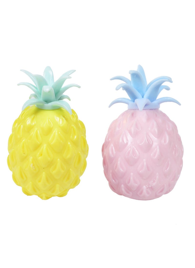 MissTiara - Random 4 Pcs Vent Pineapple Ball Squishy Toy– Assorted - Image 1