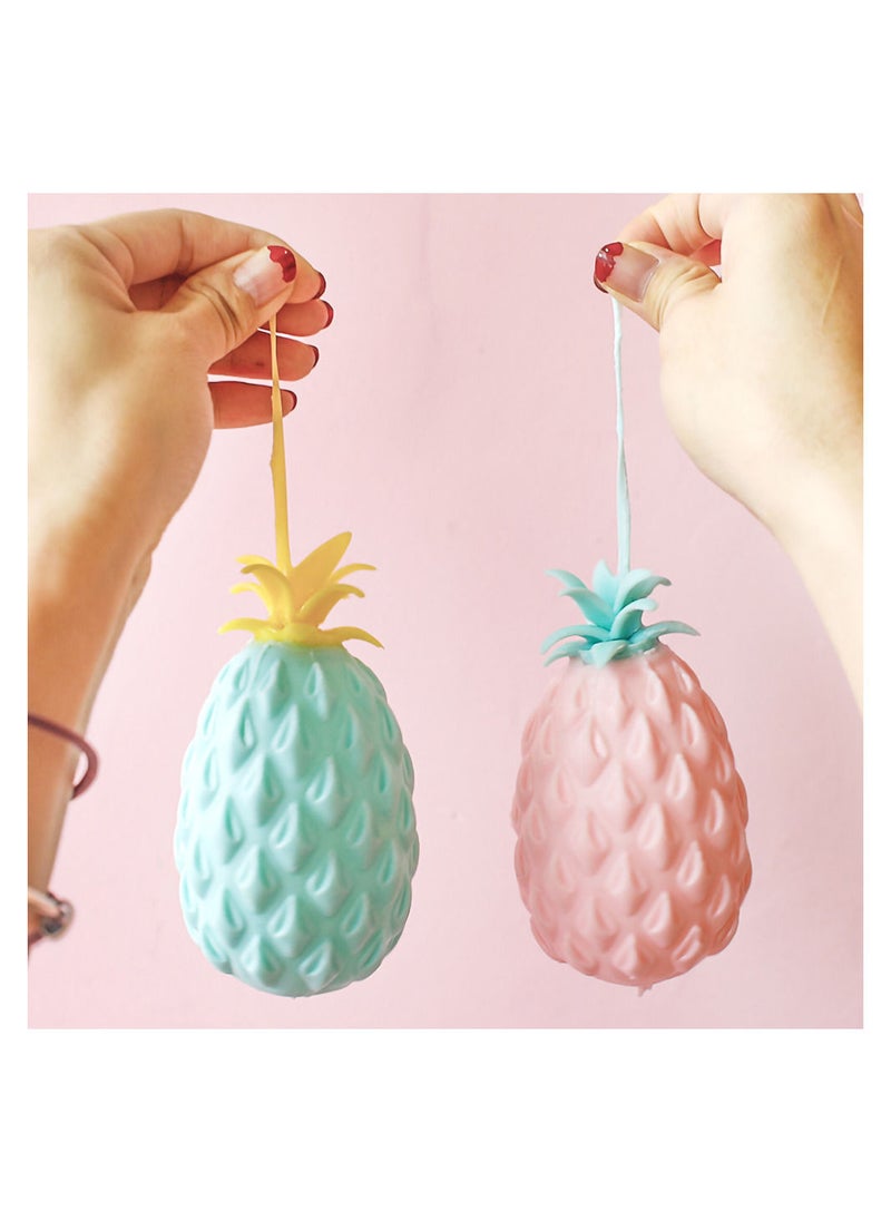 MissTiara - Random 4 Pcs Vent Pineapple Ball Squishy Toy– Assorted - Image 1