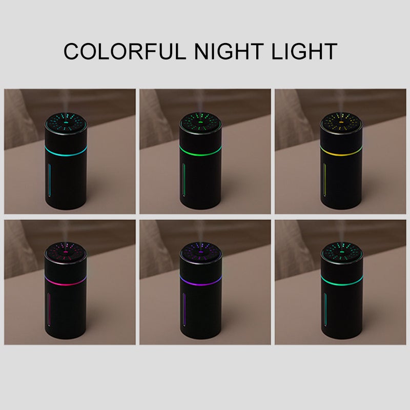 Professional Car Air Humidifier Aroma Diffuser Car Purifier Air Freshener Vehicle-mounted Aromatherapy Humidifier with Colorful Night Light Dry Burning-resistant Protection - Image 4