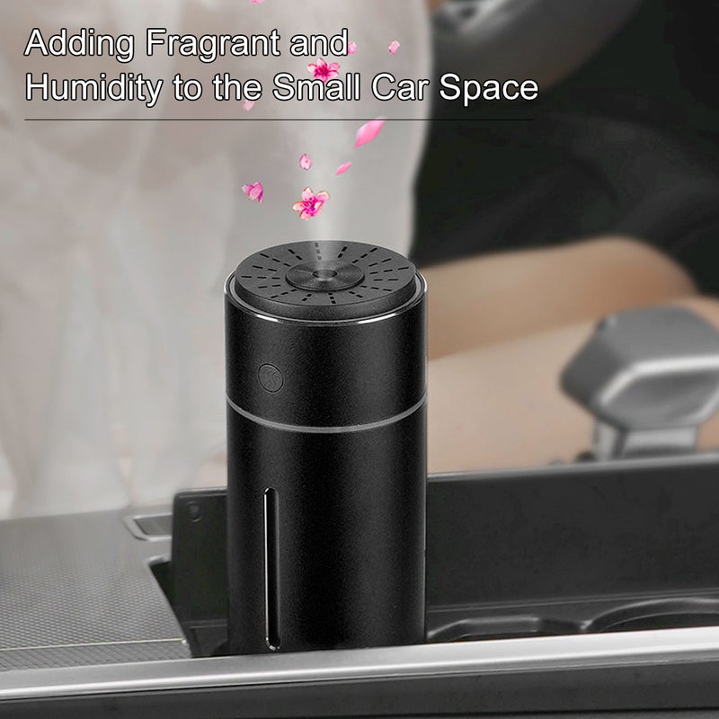Professional Car Air Humidifier Aroma Diffuser Car Purifier Air Freshener Vehicle-mounted Aromatherapy Humidifier with Colorful Night Light Dry Burning-resistant Protection - Image 5
