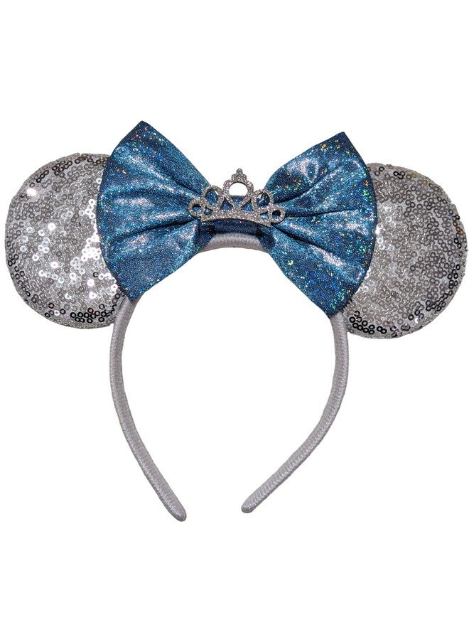 Handmade Cinderella Mickey Ears Cinderella Minnie Ears Cinderella Ears Blue Mickey Ears Elsa Mickey Earssilver Mickey Mouse Ears Blue Minnie Mouse Earsfrozen Minnie Ears