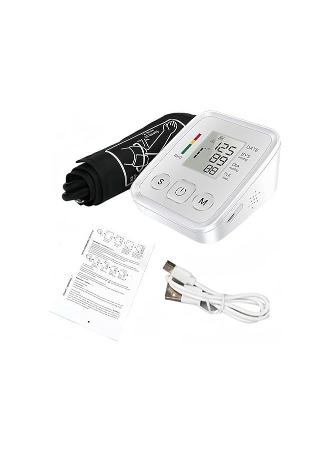 جهاز قياس ضغط الدم الرقمي للذراع العلوية – أوتوماتيكي بالكامل مع شاشة كبيرة - Image 2